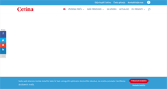 Desktop Screenshot of cetina.hr